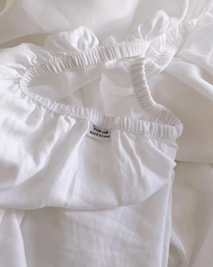 100% TENCEL™ Fitted Sheet - White
